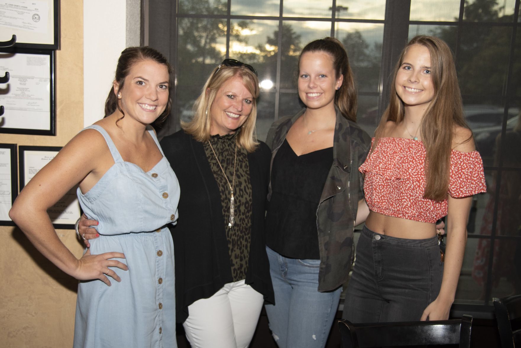 Bridget, Stephanie, Courtney, and Danielle Hall